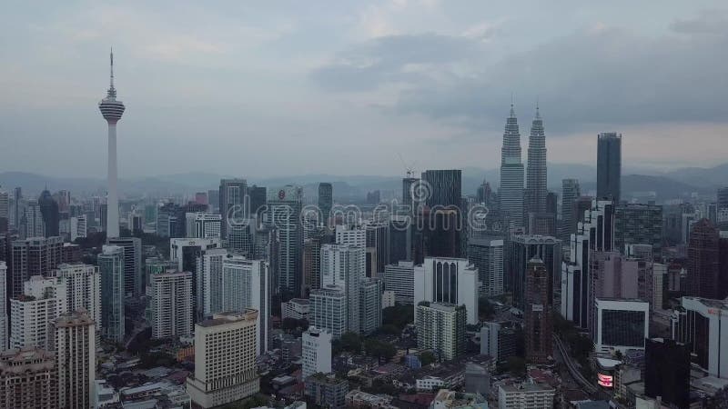 Horizon de Kuala Lumpur de vue sup?rieure pendant le matin