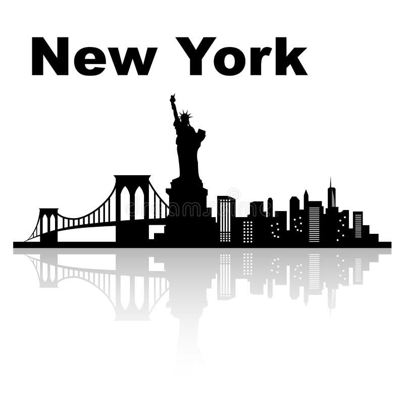 Horizon de New York illustration stock Horizon de New York illustration stock