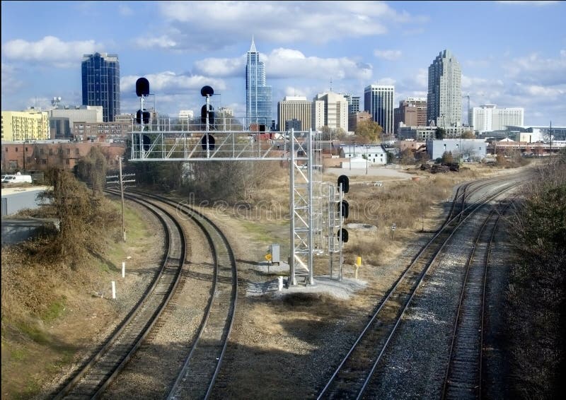 Chemin De Fer Chemin De Fer Atlanta Skyline Cityscape Photo stock - Image  du ingénierie, railway: 164779044
