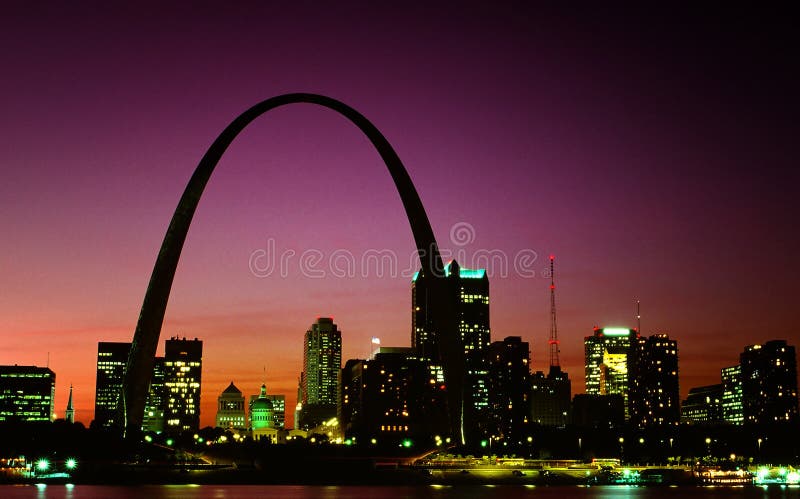 Horizon de St Louis photo libre de droits Horizon de St Louis photo libre de droits