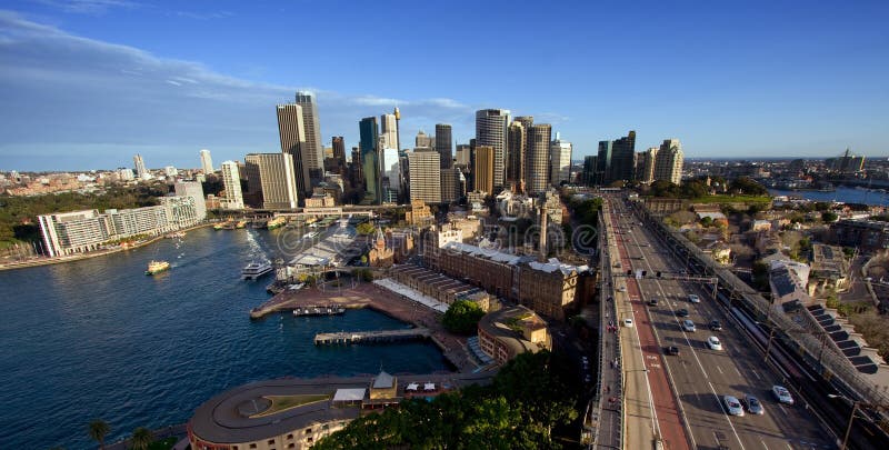Horizon de ville de Sydney, Australie image libre de droits Horizon de ville de Sydney, Australie image libre de droits
