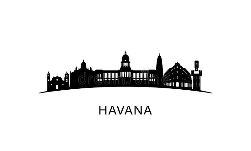 Croquis De Paysage  Urbain De La Havane Cuba  Illustration 