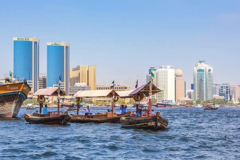 Horizon Dubai Creek images stock Horizon Dubai Creek images stock