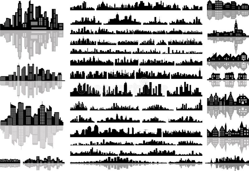 Horizonnen vector illustratie Horizonnen vector illustratie