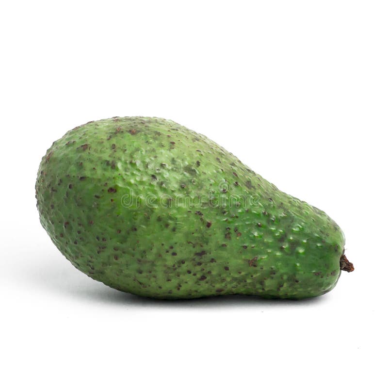 Avocado Double Set Seed Isolated on White Background Stock Photo ...