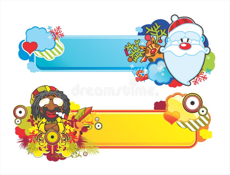 Horizontal background songs stock illustration