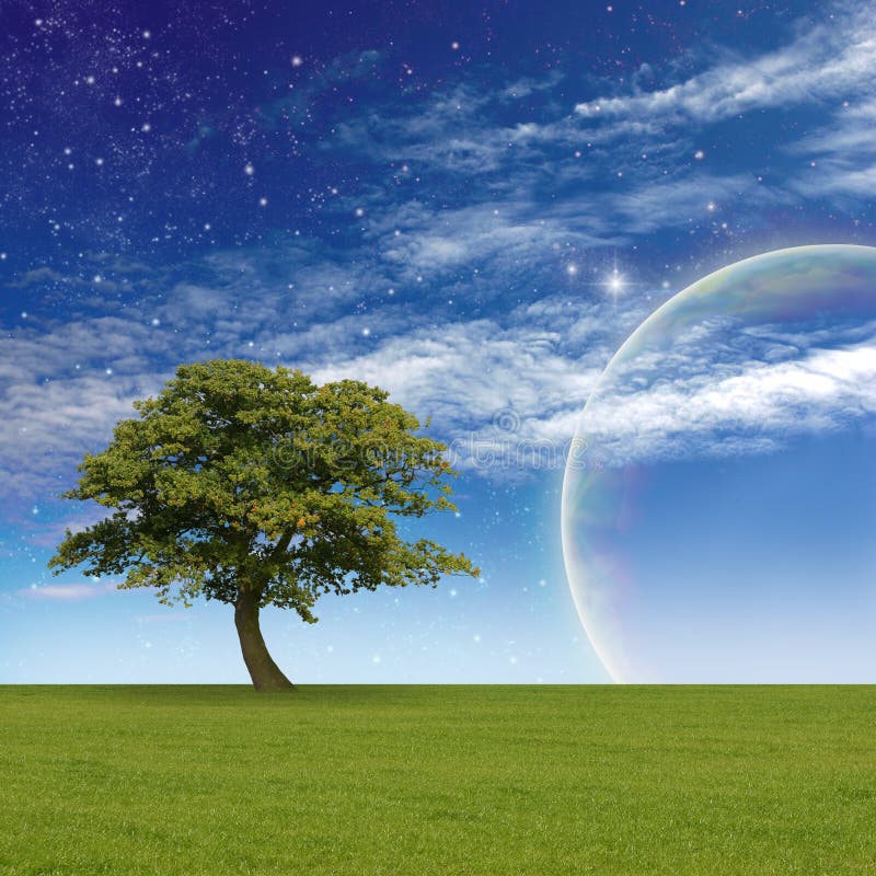 Horizontal d'imagination illustration libre de droits Horizontal d'imagination illustration libre de droits