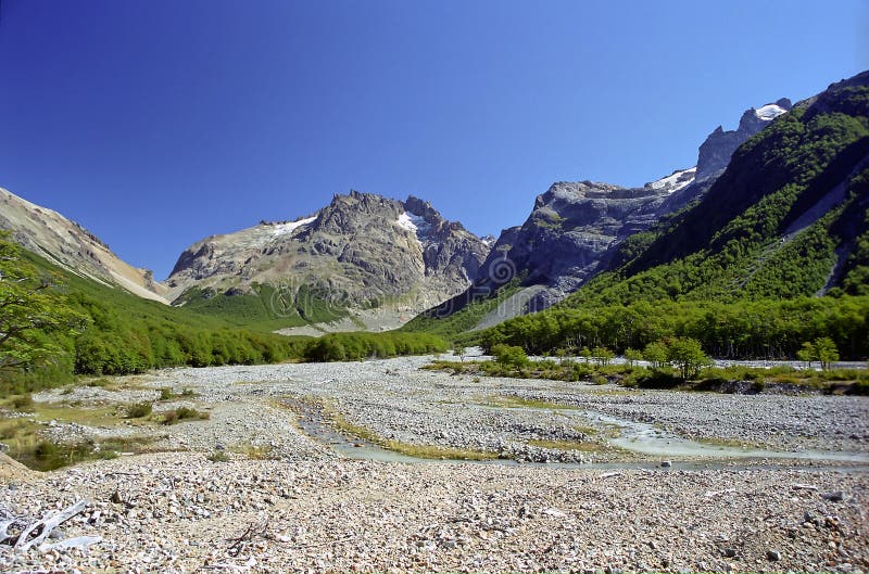 Horizontal dans le Patagonia chilien photos stock Horizontal dans le Patagonia chilien photos stock