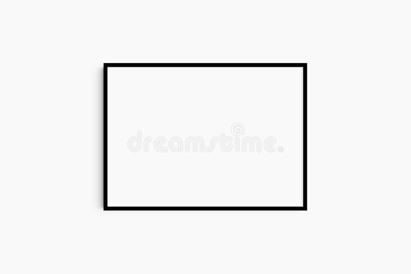 Horizontal Frame Mockup 75, 70x50, A4, A3, A2, A1 Landscape. Single