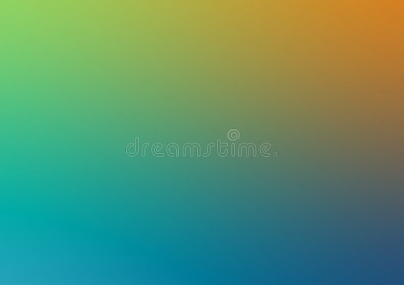 Horizontal gradient background with a color transition from yellow to blue stock illustration