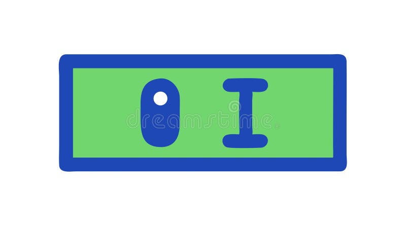 Horizontal Info Bar Icon Flat Design Information Display, vector design Generative AI vector illustration
