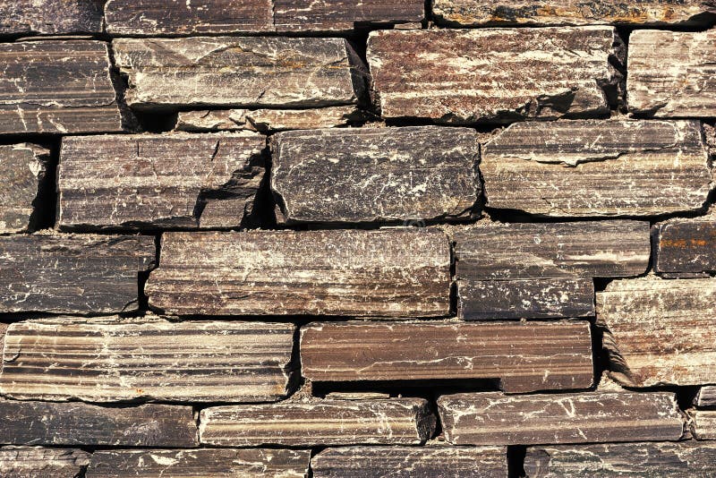 Horizontal Medieval Brick Laying Texture Background Stock Image Image