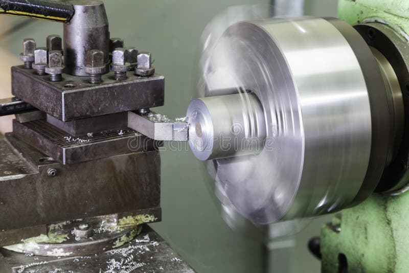 Horizontal milling machine stock photo