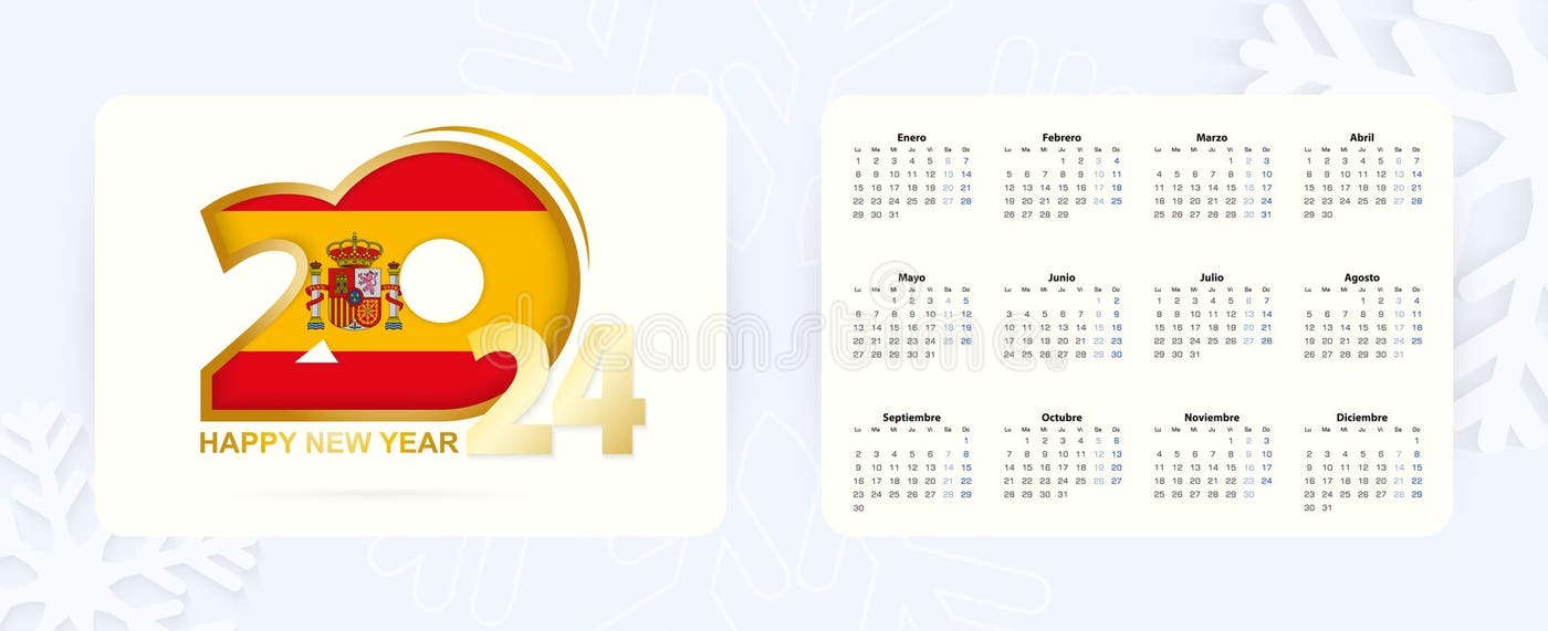Calendar 2024 Spain Stock Illustrations 220 Calendar 2024 Spain Stock