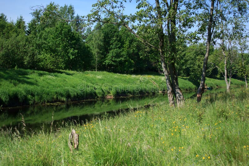 Horizontal rural russe image libre de droits Horizontal rural russe image libre de droits
