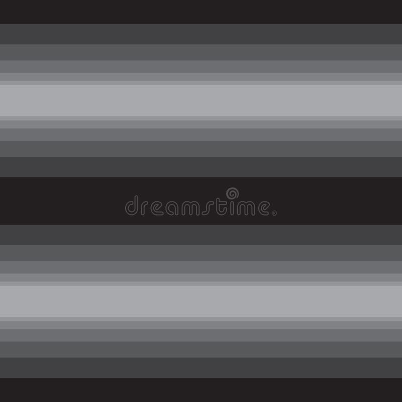 Horizontal Gray Stripes Seamless Print Vector Stock Vector 