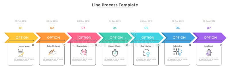 Modern Infographic Template vector illustration