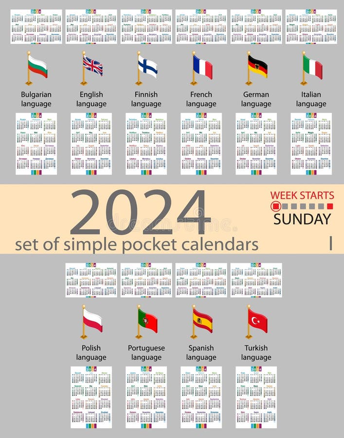 2024 Spanish Calendar Blue Creative, Two Thousand And Twenty Four, Spain,  Calendar PNG and Vector with Transparent Background for Free Download