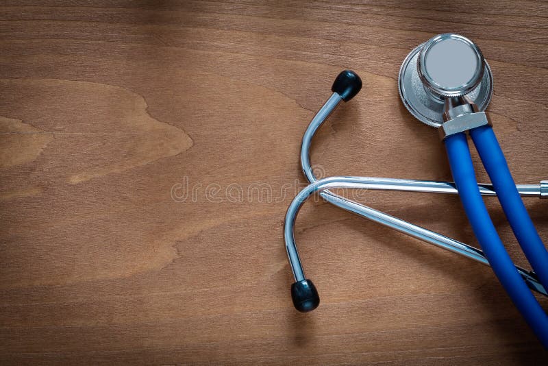 Horizontal view of stethoscope for medical check