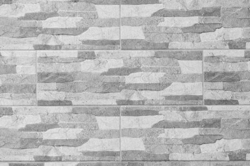 Horizontal Wall Texture Stone Light Gray Color Tile Abstract Pattern