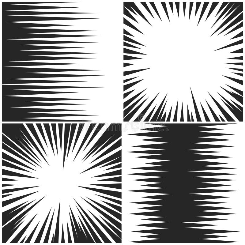 Horizontaux et radiaux milieux comiques vitesse de vecteur de dessin de manga de symbole graphique à traits réglés illustration de vecteur Horizontaux et radiaux milieux comiques vitesse de vecteur de dessin de manga de symbole graphique à traits réglés illustration de vecteur