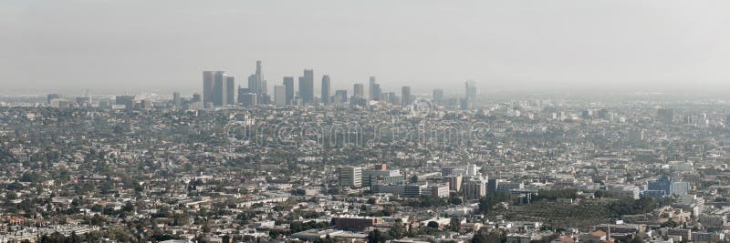 Los Angeles skyline, California, USA. Los Angeles skyline, California, USA