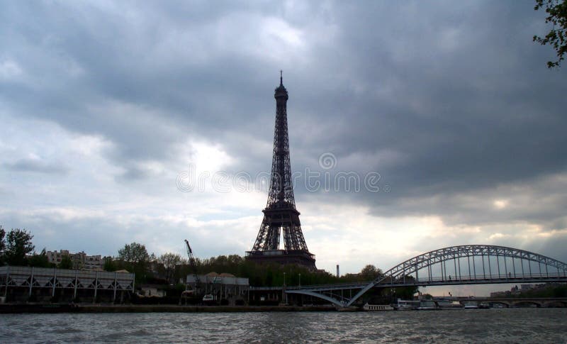 Horizonte de París fotografía de archivo Horizonte de París fotografía de archivo