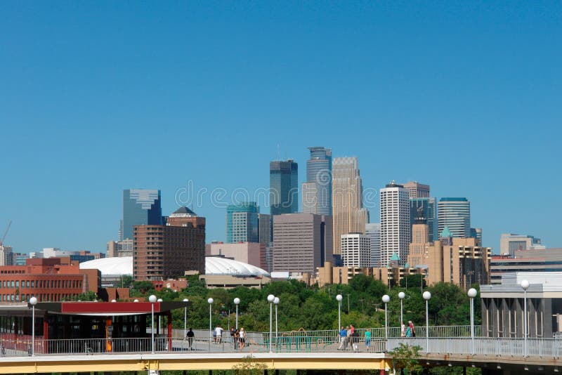 Horizonte de U de Minnesota imagen de archivo libre de regalías