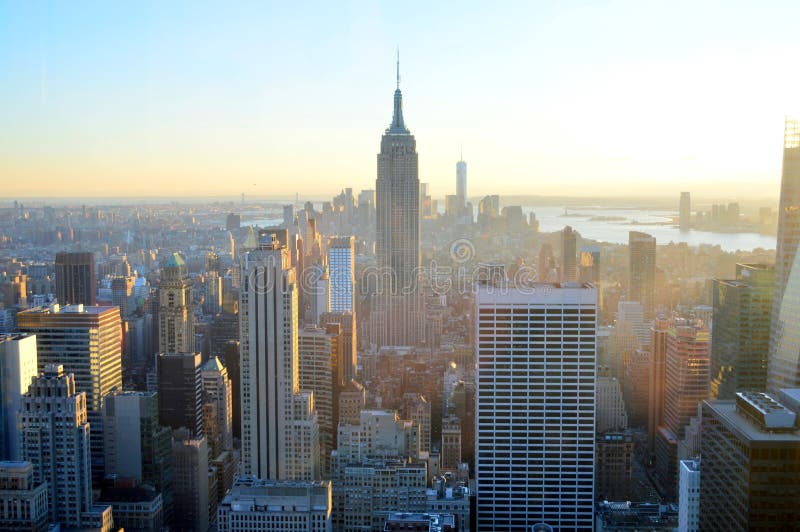Horizonte y Empire State Building de Newyork