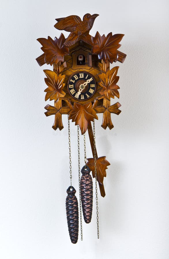 Horloge de coucou image libre de droits Horloge de coucou image libre de droits