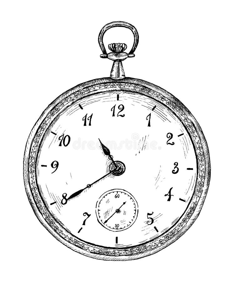 Horloge illustration de vecteur Horloge illustration de vecteur
