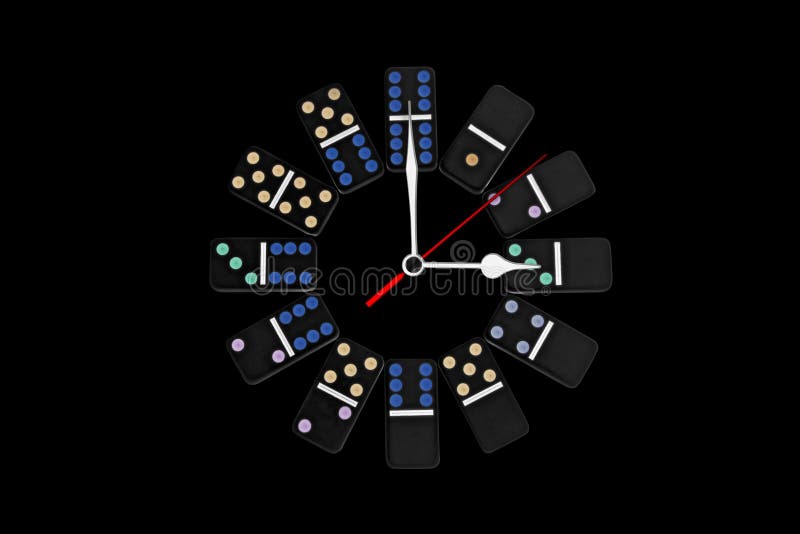 Horloge ronde de bureau images libres de droits Horloge ronde de bureau images libres de droits