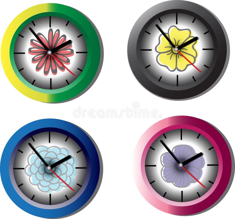 horloges illustration de vecteur horloges illustration de vecteur