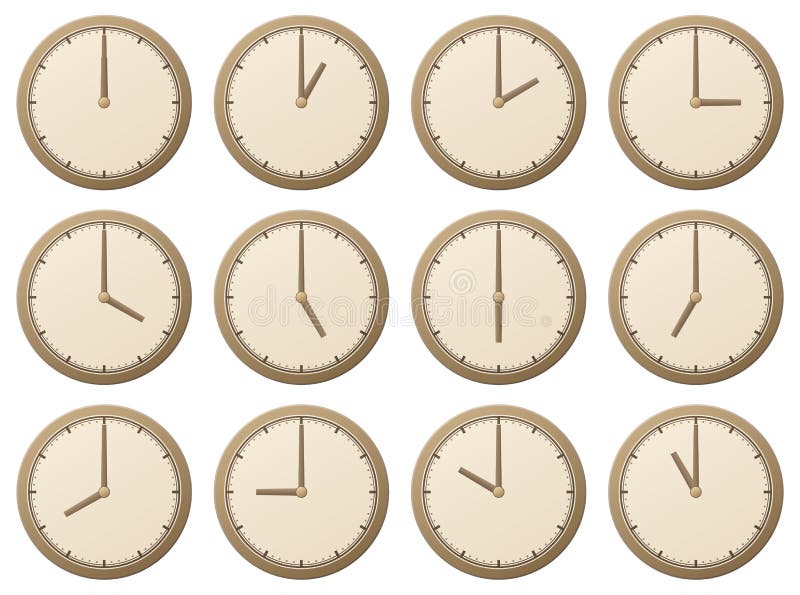 Horloges/illustration de vecteur illustration stock Horloges/illustration de vecteur illustration stock