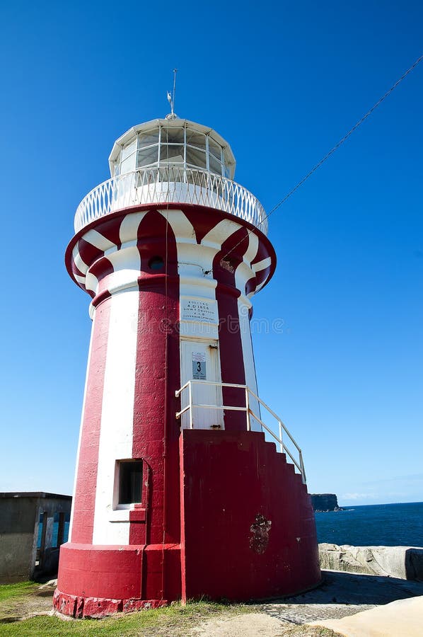Hornby Lighthouse, South Head, Sydney Harbour, Australia Stock Image