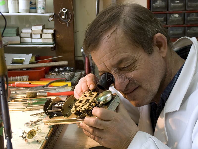 Horologist images libres de droits