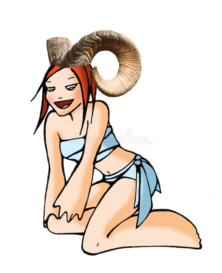 Horoscope aries vector illustration Horoscope aries vector illustration