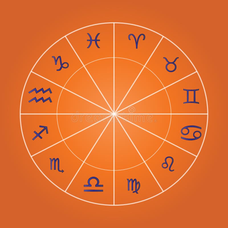 Horoskop vektor illustrationer. Illustration av cancer 16250040