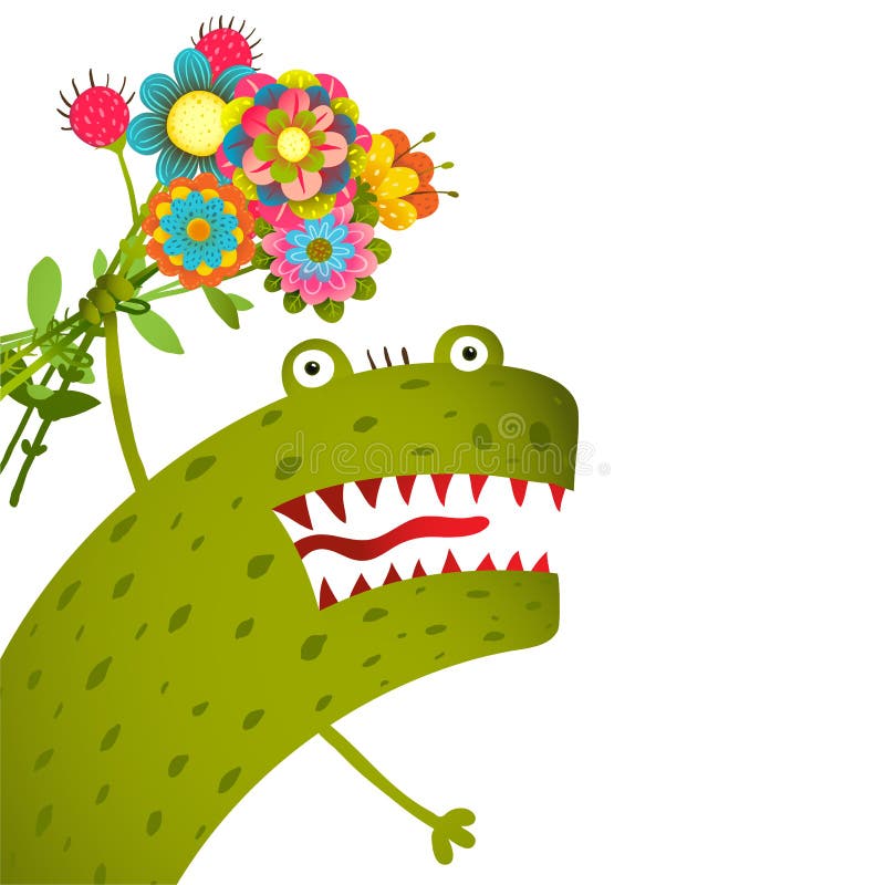 Horrible and Cute Funny Monster with Bunch of vector illustration Horrible and Cute Funny Monster with Bunch of vector illustration