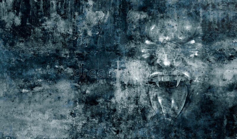 Horror Monster  Face Background