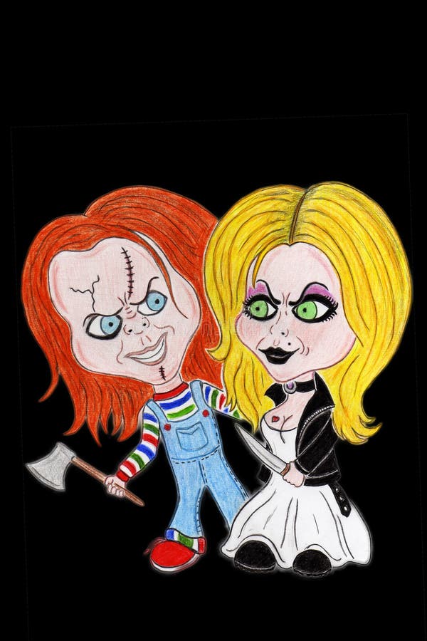 Horror Movie Dolls Drawing stock photo. Image of funny - 38358368 Horror Movie Dolls Drawing stock photo. Image of funny - 38358368