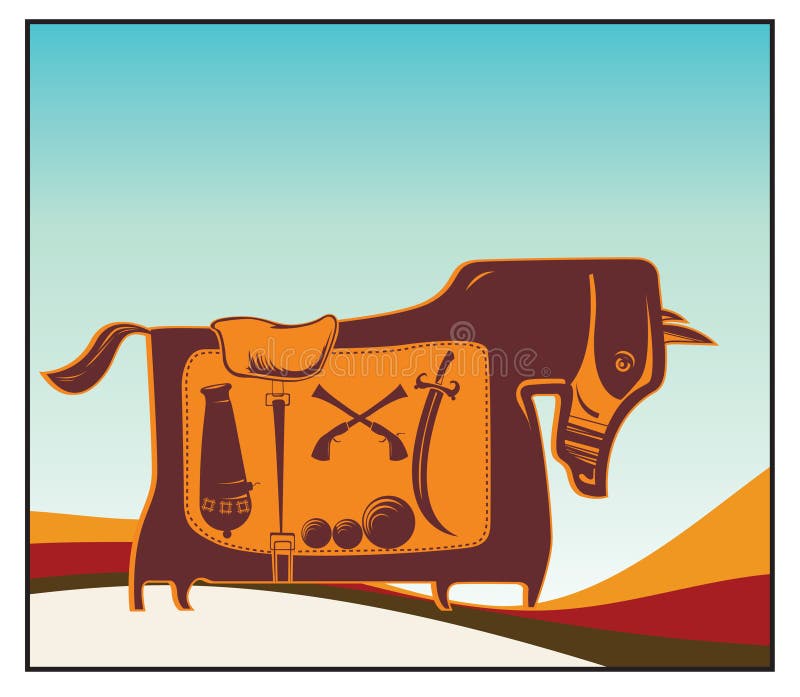 Horse royalty free illustration