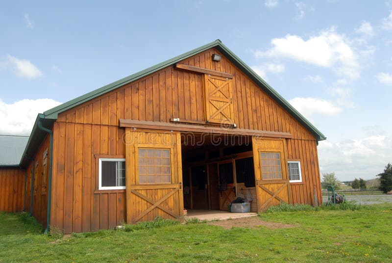 Horse barn