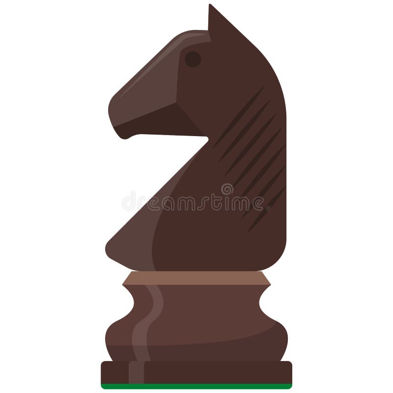 Horse chess piece icon Royalty Free Vector Image