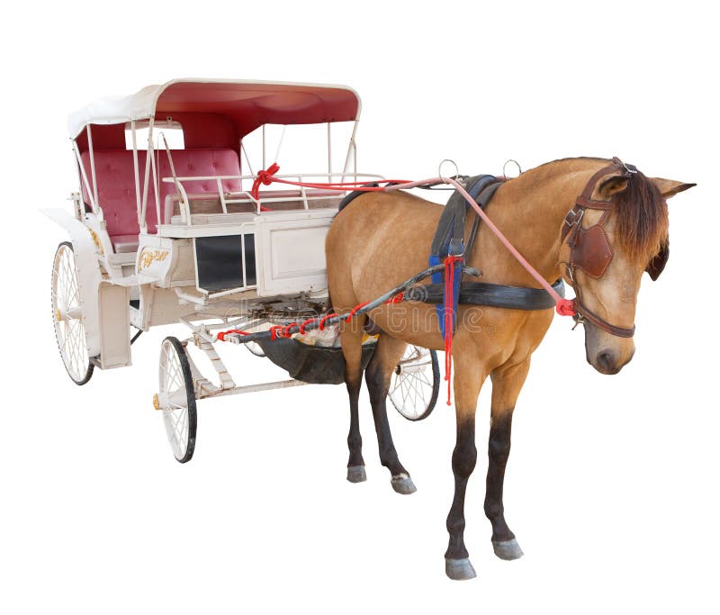 horse fairy tale carriage cabin isolated white background use for transport decoration object royalty free stock photography horse fairy tale carriage cabin isolated white background use for transport decoration object royalty free stock photography