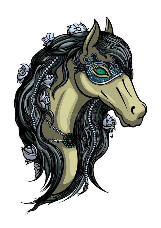 Horse head vector illustration Horse head vector illustration