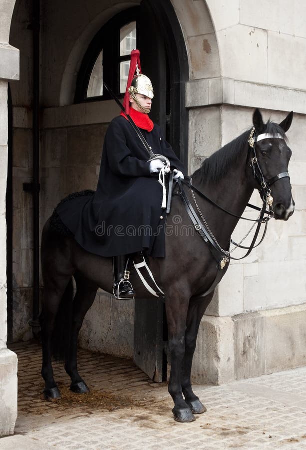 Horse Mounted English Royal Guard Editorial Photo Image 12653811