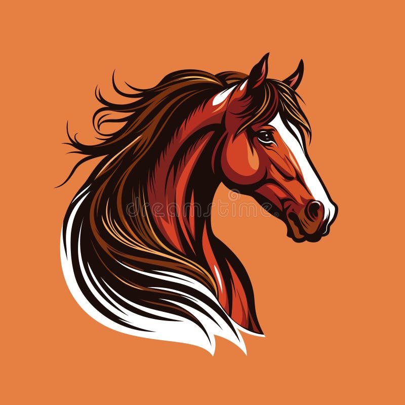Horse Mustang Stallion Mascot, AI Generated Bronco Stock Illustration -  Illustration of cartoon, equestrian: 281532690