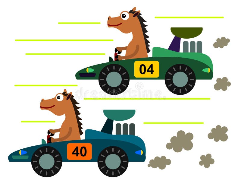 Horse on a race stock illustration. Illustration of race - 30901406