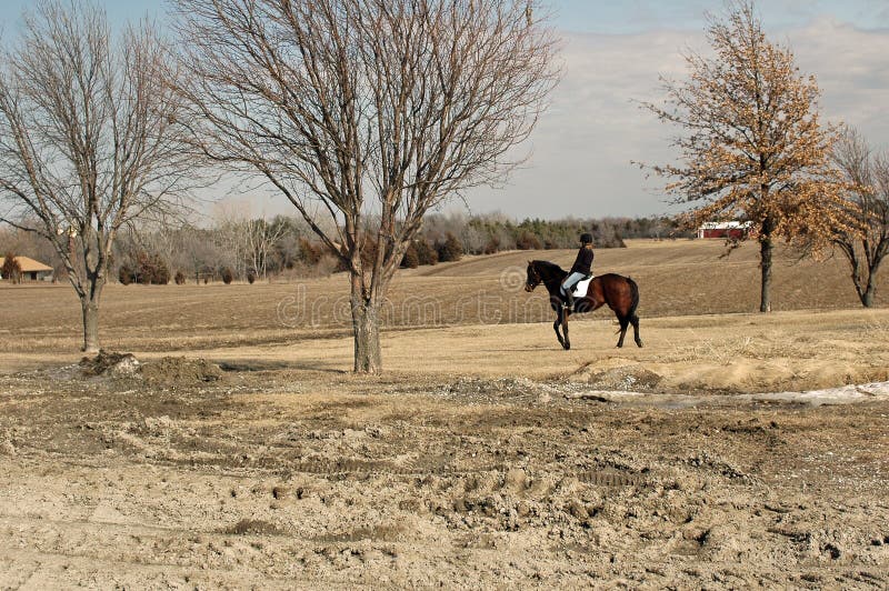 horse riding